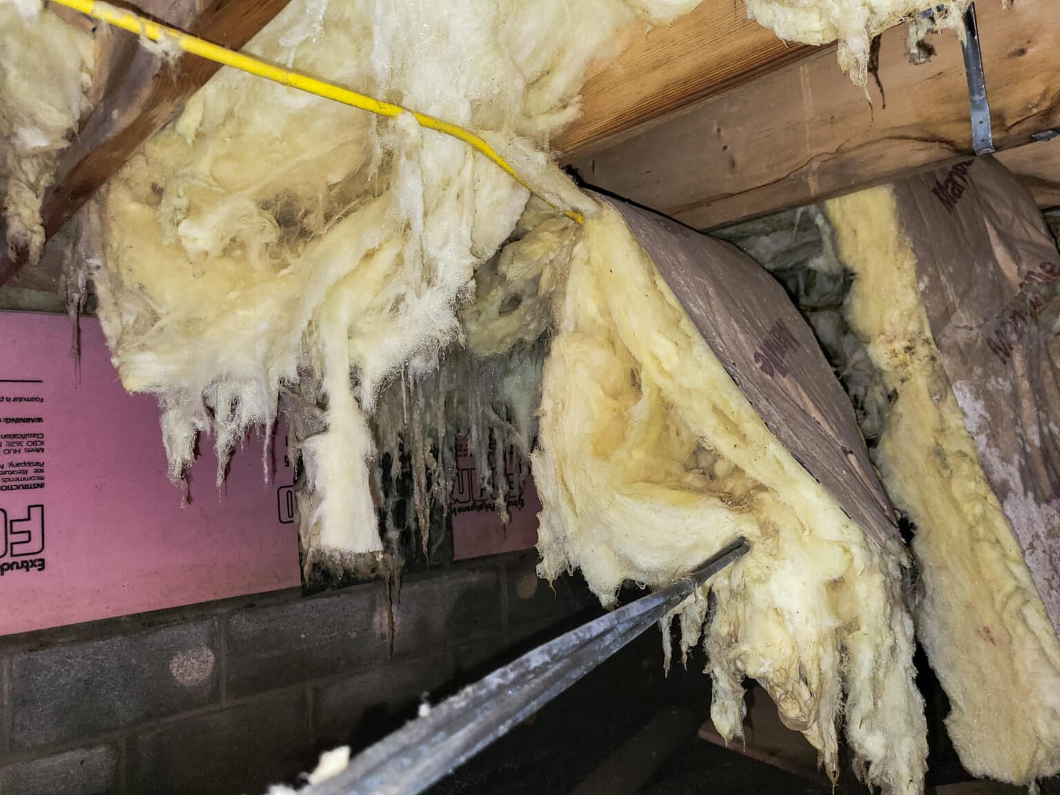 failing insulation removal by Attis Insulation in pennsylvania