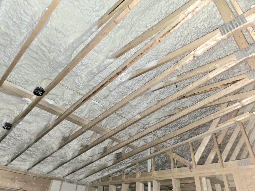 Completed attic insulation installation near Scranton, PA by Attis Insulation