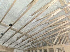 Completed attic insulation installation near Scranton, PA by Attis Insulation